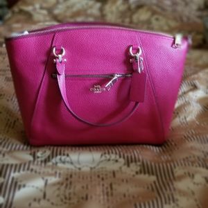 *SOLD**Coach Pebble Leather Satchel Crossbody Cher